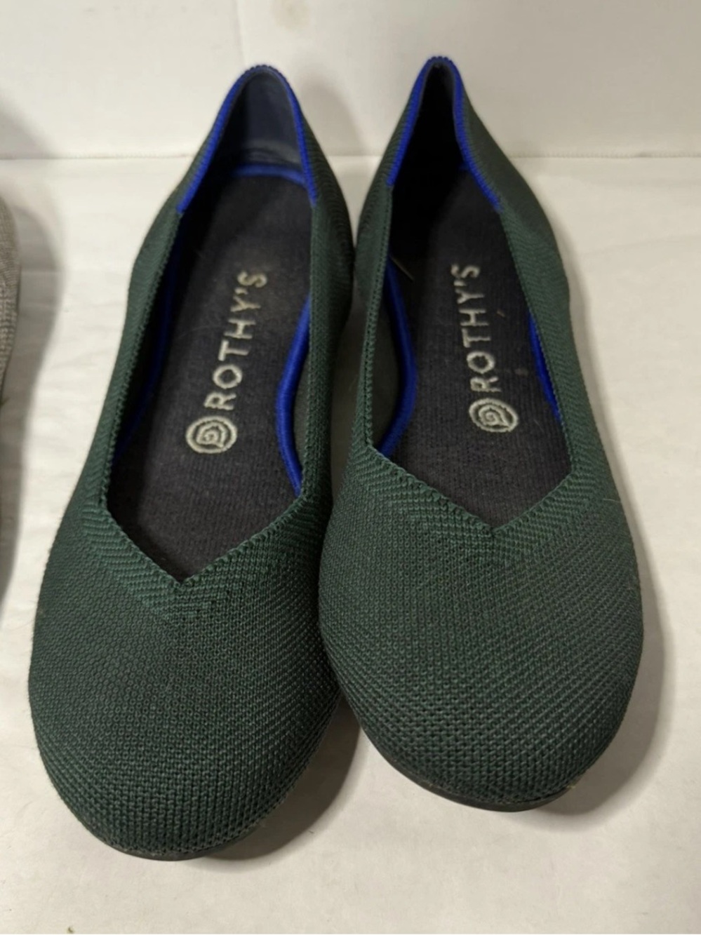 Rothy’s dark green ballet flats 9